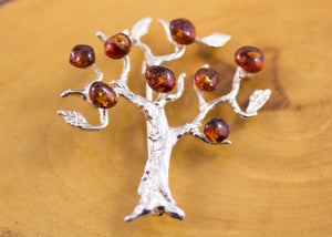 Amber Brooches