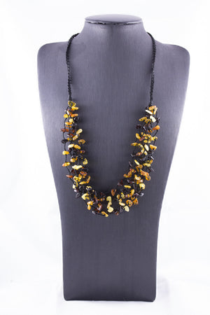 Baltic Amber Multi Bead Chip Necklace
