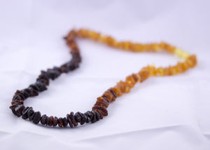 Rainbow Baltic Amber Casual Necklace