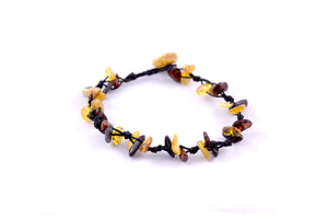 Baltic Amber Multi Bead Chip Necklace