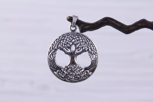 Sterling Silver Tree of Life Celtic Pendant